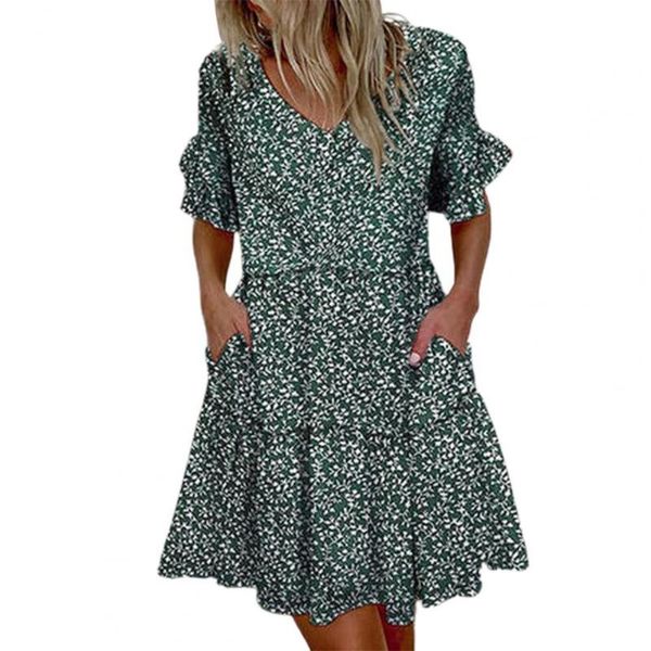 women's swimwear summer dress v neck loose female women floral print for shopping fashion hem beach dresses, White;black
women's swimwear summer dress v neck loose female women floral print for shopping fashion hem beach dresses, White;black
