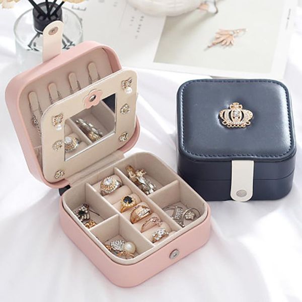 jewelry pouches, bags storage box, Pink;blue