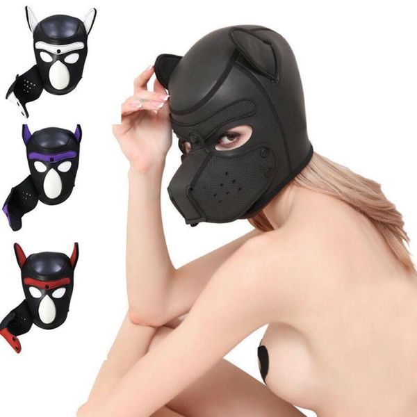 party masks padded latex rubber role play dog mask puppy cosplay full head+ears 10 colors
party masks padded latex rubber role play dog mask puppy cosplay full head+ears 10 colors