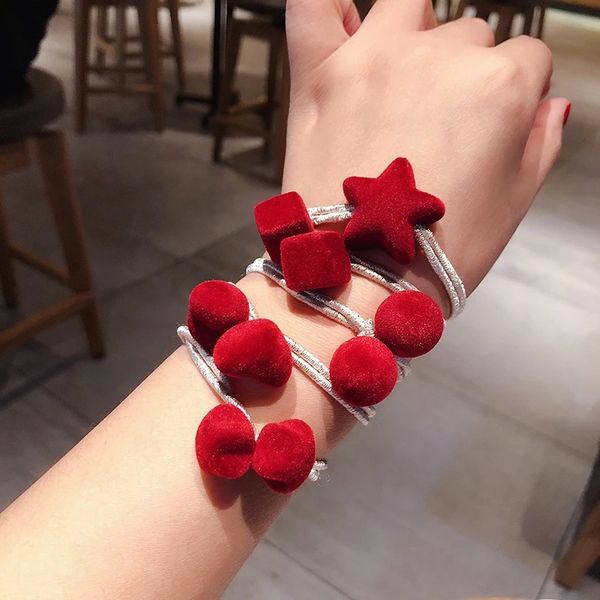 korean sweet girl simple red velvet love geometric stars rubber band hair rope fashion female ponytail hair accessories, Slivery;white
korean sweet girl simple red velvet love geometric stars rubber band hair rope fashion female ponytail hair accessories, Slivery;white