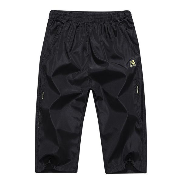 men's pants 2021 men summer breathable bermuda solid color elastic waist knee length male beach with pocket zippers, Black
men's pants 2021 men summer breathable bermuda solid color elastic waist knee length male beach with pocket zippers, Black