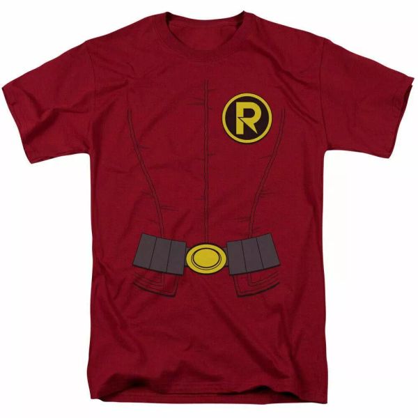 robin new robin uniform t shirt mens licensed batman dc comics tee cardinal, White;black
robin new robin uniform t shirt mens licensed batman dc comics tee cardinal, White;black