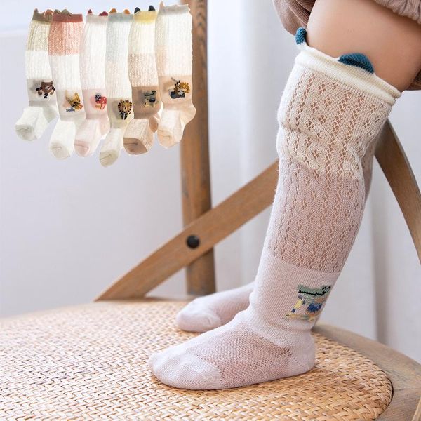 spring summer socks for girls seamless children kids cartoon three-dimensional thin cotton mesh over the knee, Pink;yellow
spring summer socks for girls seamless children kids cartoon three-dimensional thin cotton mesh over the knee, Pink;yellow