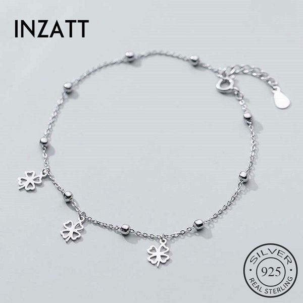 inzatt real 925 sterling silver clover anklet for fashion women party plant cute fine jewelry bead chain accessories gift, Red;blue
inzatt real 925 sterling silver clover anklet for fashion women party plant cute fine jewelry bead chain accessories gift, Red;blue