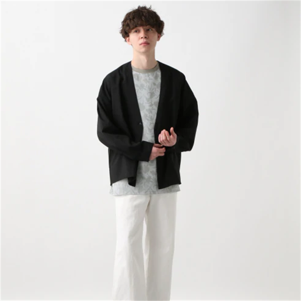 men's wool & blends spring and autumn classic contracted cardigan without collar long sleeve jacket dark leisure urban fashion, Black
men's wool & blends spring and autumn classic contracted cardigan without collar long sleeve jacket dark leisure urban fashion, Black