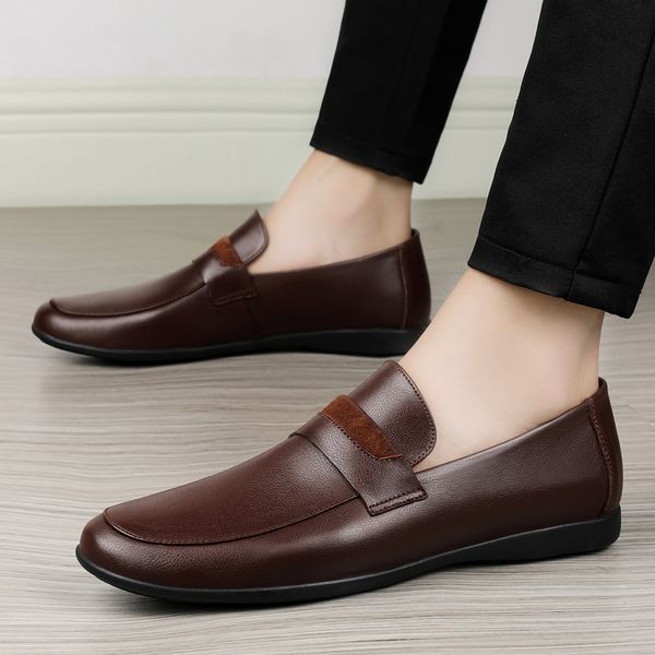 spring and autumnluxury men dress genuine leather shoes formal moccasins shoe fashion party male shoes men loafers casual shoes, Black
spring and autumnluxury men dress genuine leather shoes formal moccasins shoe fashion party male shoes men loafers casual shoes, Black