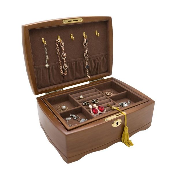 storage boxes & bins solid wood jewelry box lock european high-end luxury vintage earrings necklace c
storage boxes & bins solid wood jewelry box lock european high-end luxury vintage earrings necklace c