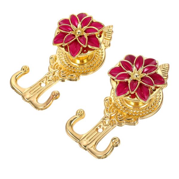 2pcs wall hanging hooks lotus design curtain home wall-mounted & rails
2pcs wall hanging hooks lotus design curtain home wall-mounted & rails