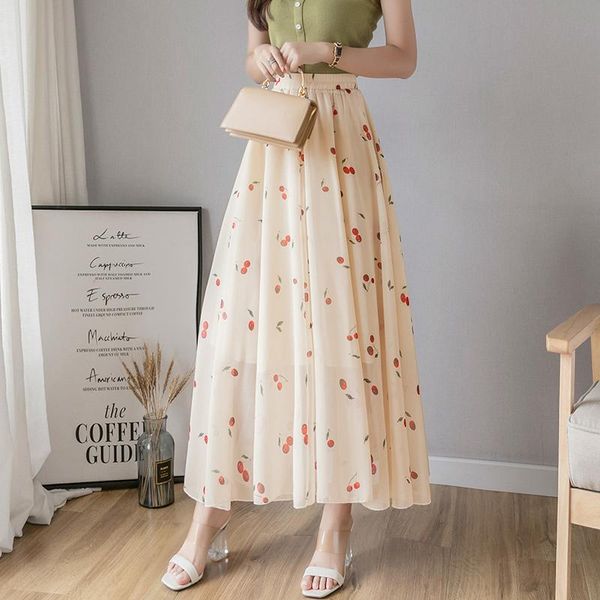 skirts summer bohemian chiffon skirt female elastic high waist floral print a-line swing midi fashion korean for women, Black
skirts summer bohemian chiffon skirt female elastic high waist floral print a-line swing midi fashion korean for women, Black