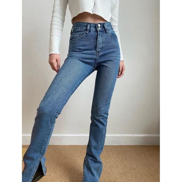 women's jeans womengaga high street leg split washed woman european style fashion casual bleached denim trouser female 9u1w, Blue
women's jeans womengaga high street leg split washed woman european style fashion casual bleached denim trouser female 9u1w, Blue