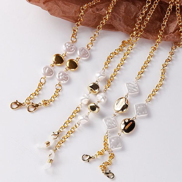 sunglasses frames golden necklace mask hanging chain glasses pearl metal earphone gold multi-functional, Silver
sunglasses frames golden necklace mask hanging chain glasses pearl metal earphone gold multi-functional, Silver
