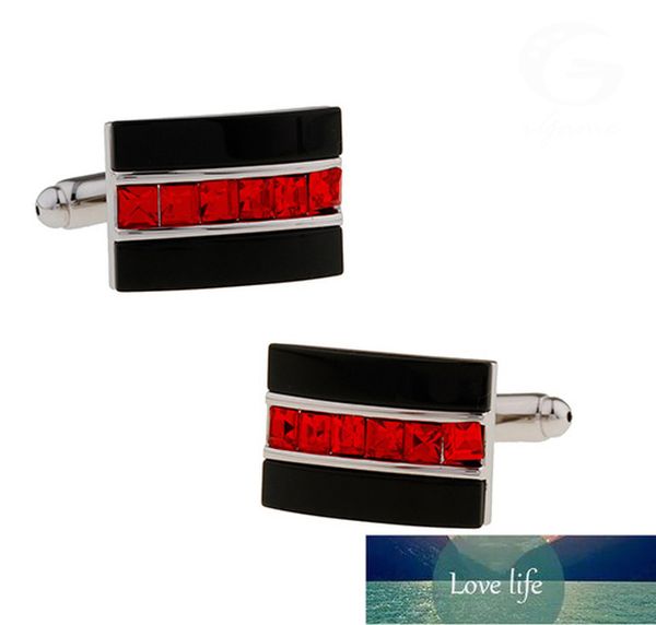 crystal cuff links for men luxurious wedding design quality brass material red color cufflinks wholesale&retail  factory price expert design, Silver
crystal cuff links for men luxurious wedding design quality brass material red color cufflinks wholesale&retail  factory price expert design, Silver