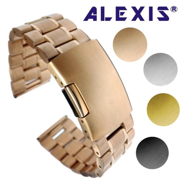 watch bands 20mm 22mm 24mm 26mm solid stainless steel bracelet band silver rose gold black men watches gifts alexis wb1225, Black;brown
watch bands 20mm 22mm 24mm 26mm solid stainless steel bracelet band silver rose gold black men watches gifts alexis wb1225, Black;brown
