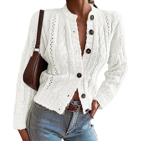 women's knits & tees women autumn knit sweater cardigan female casual long sleeve button knitted sweaters coat femme winter warm clothe, White
women's knits & tees women autumn knit sweater cardigan female casual long sleeve button knitted sweaters coat femme winter warm clothe, White