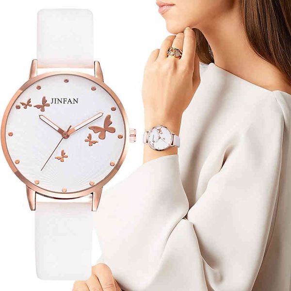 elegant simple butterfly design dial ladies watches women fashion luxury dress watch casual woman quartz leather clock, Silver
elegant simple butterfly design dial ladies watches women fashion luxury dress watch casual woman quartz leather clock, Silver