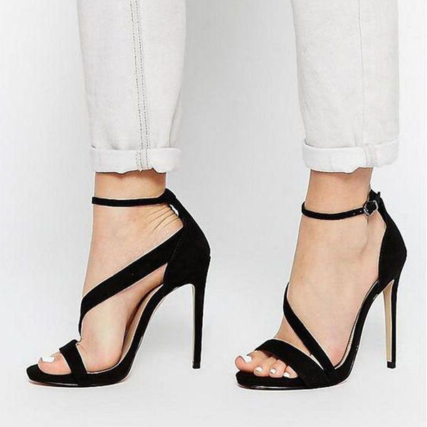 sandals suede ankle buckle ladies open toe cut out high heels female dress party fashion summer shoes women black
sandals suede ankle buckle ladies open toe cut out high heels female dress party fashion summer shoes women black