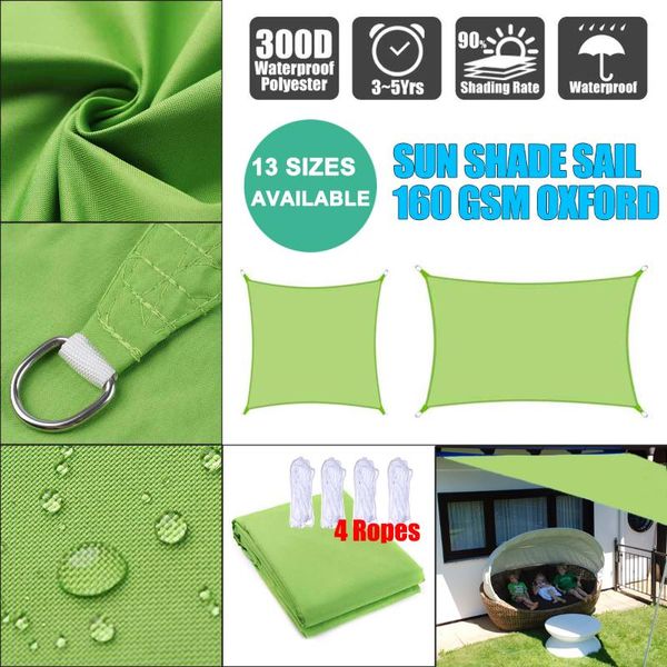 shade waterproof 300d green square rectangle all size sail garden terrace canopy swimming sun camping hiking
shade waterproof 300d green square rectangle all size sail garden terrace canopy swimming sun camping hiking