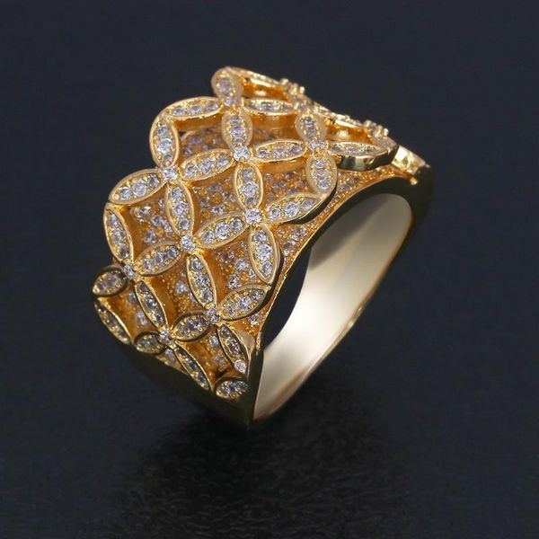 cluster rings bride talk luxury full zircon multi-leaf wide unique wedding ring multicolor engagement banquet dubai women's accessories, Golden;silver
cluster rings bride talk luxury full zircon multi-leaf wide unique wedding ring multicolor engagement banquet dubai women's accessories, Golden;silver