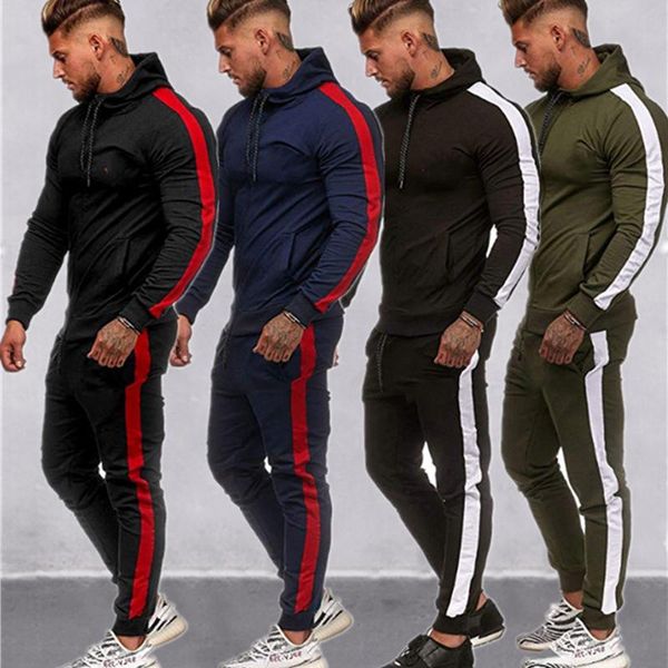 men's tracksuits casual men sets clothing fashion tracksuit sportsuit hoodies sportswear hooded sweatshirt+pant pullover two piece set, Gray
men's tracksuits casual men sets clothing fashion tracksuit sportsuit hoodies sportswear hooded sweatshirt+pant pullover two piece set, Gray