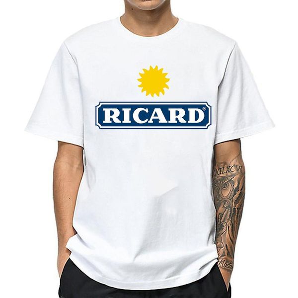 men's ricard tshirt women tee shirt fashion couple oversized t-shirts summer mujer short sleeves male clothing women's t-shirt, White
men's ricard tshirt women tee shirt fashion couple oversized t-shirts summer mujer short sleeves male clothing women's t-shirt, White