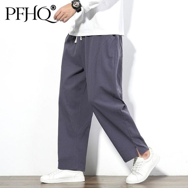men's pants pfhq 2021 fashion loose retro solid color straight cotton linen japanese casual trousers spring and autumn 21d1820, Black
men's pants pfhq 2021 fashion loose retro solid color straight cotton linen japanese casual trousers spring and autumn 21d1820, Black