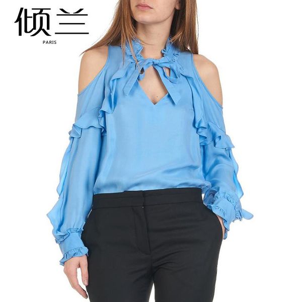 women's blouses & shirts patads french s spring summer sweet off shoulder lace shirt rise e11345e, White
women's blouses & shirts patads french s spring summer sweet off shoulder lace shirt rise e11345e, White