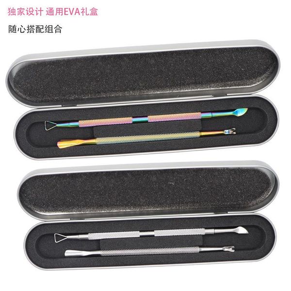 nail art exfoliating tool, multifunctional dead skin fork set, steel push 2-piece gift box, cross-border exclusive supply kits
nail art exfoliating tool, multifunctional dead skin fork set, steel push 2-piece gift box, cross-border exclusive supply kits