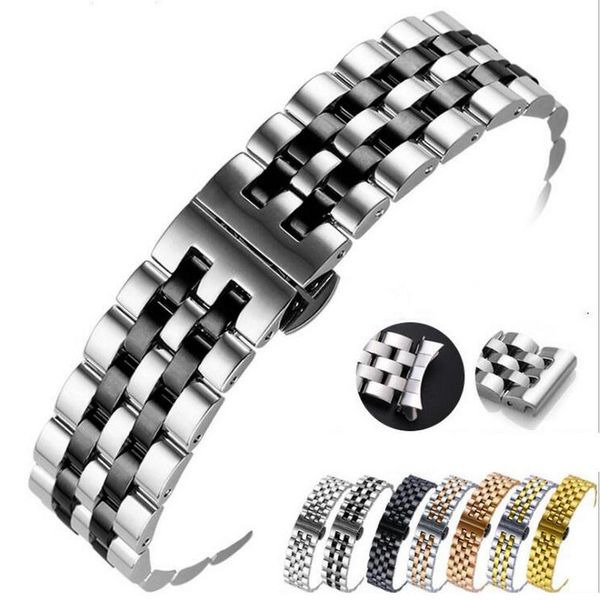watch bands 18-26mm universal solid stainless steel flat curved ends wrist band strap men women metal bracelet belt 18 20 22 24mm, Black;brown
watch bands 18-26mm universal solid stainless steel flat curved ends wrist band strap men women metal bracelet belt 18 20 22 24mm, Black;brown