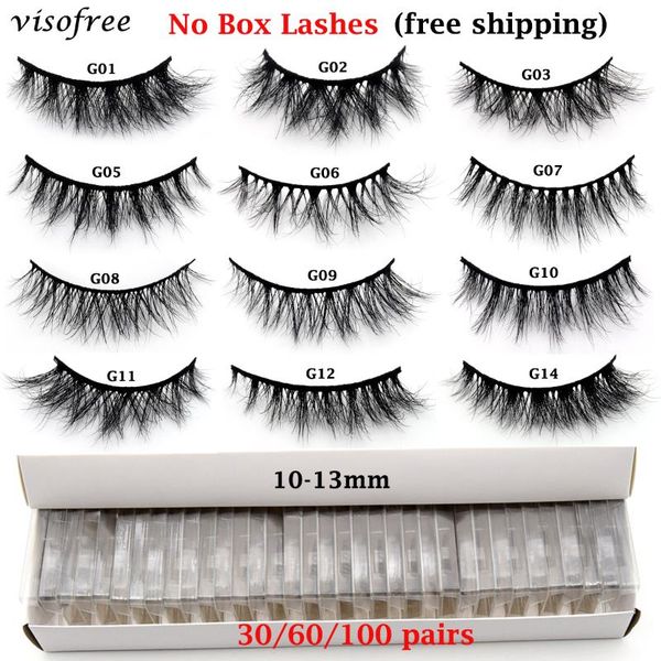 false eyelashes wholesale 30/60/100pcs visomink lashes 10-13mm natural makeup in bulk
false eyelashes wholesale 30/60/100pcs visomink lashes 10-13mm natural makeup in bulk