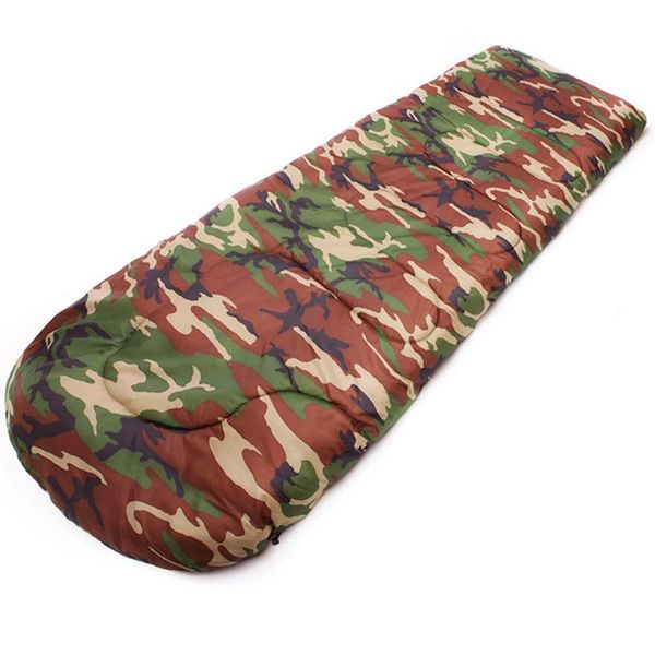 sleeping bags camping hooded cotton warm 15~5degree envelope style camouflage waterproof bag
sleeping bags camping hooded cotton warm 15~5degree envelope style camouflage waterproof bag
