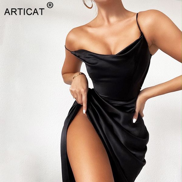 satin split ruched dress women black spaghetti strap party dress women spring streetwear slim off shoulder vestidoshigh quality, Black;gray
satin split ruched dress women black spaghetti strap party dress women spring streetwear slim off shoulder vestidoshigh quality, Black;gray