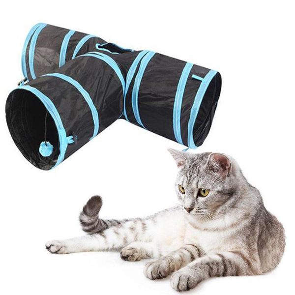 small animal supplies 3 holes pet cat tunnel toys foldable training toy interactive tube fun for play
small animal supplies 3 holes pet cat tunnel toys foldable training toy interactive tube fun for play
