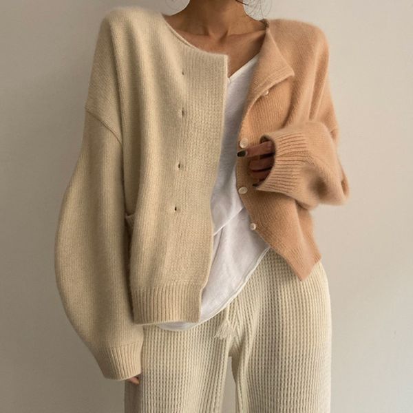 women's two piece pants long-sleeve knit coat of women jackets korean autumn simple loose style casual female sweaters w574 3esx, White
women's two piece pants long-sleeve knit coat of women jackets korean autumn simple loose style casual female sweaters w574 3esx, White