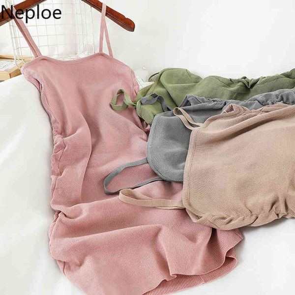 neploe summer spaghetti strap dresses women sweet a-line robe femme korean casual knitted pleated dress 1d745 210423, Black;gray
neploe summer spaghetti strap dresses women sweet a-line robe femme korean casual knitted pleated dress 1d745 210423, Black;gray