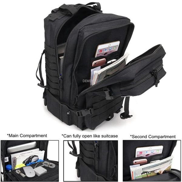 outdoor bags military molle backpack large capacity hiking climbing mountaineering durable tactical combat training backpacks
outdoor bags military molle backpack large capacity hiking climbing mountaineering durable tactical combat training backpacks