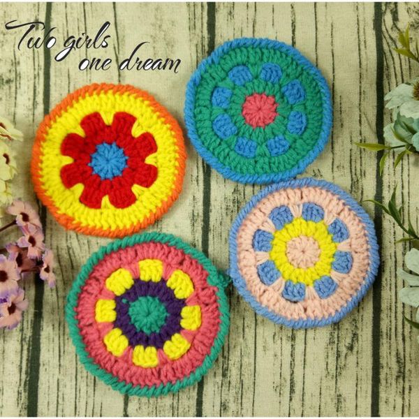 mats & pads diy blended colors 11cm round hand crochet doilies wedding gift table decor doily placemat clothes accessories 20pcs/lo
mats & pads diy blended colors 11cm round hand crochet doilies wedding gift table decor doily placemat clothes accessories 20pcs/lo