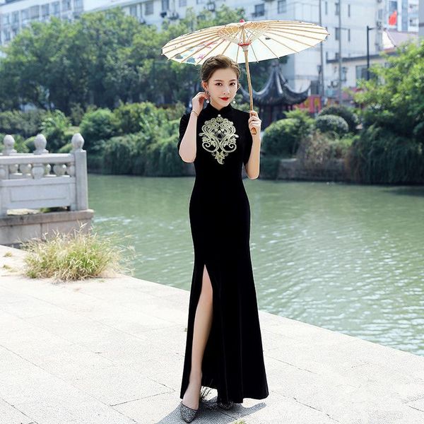 ethnic clothing lady flower banquet party dress gown velour mandarin collar long cheongsam chinese style qipao big size 3xl-7xl vestido, Red
ethnic clothing lady flower banquet party dress gown velour mandarin collar long cheongsam chinese style qipao big size 3xl-7xl vestido, Red