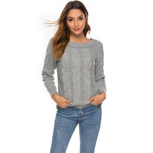 women's sweaters autumn winter sweater grey loose off the shoulder pullovers casual knitted long sleeve streetwear pull femme 2021, White;black
women's sweaters autumn winter sweater grey loose off the shoulder pullovers casual knitted long sleeve streetwear pull femme 2021, White;black