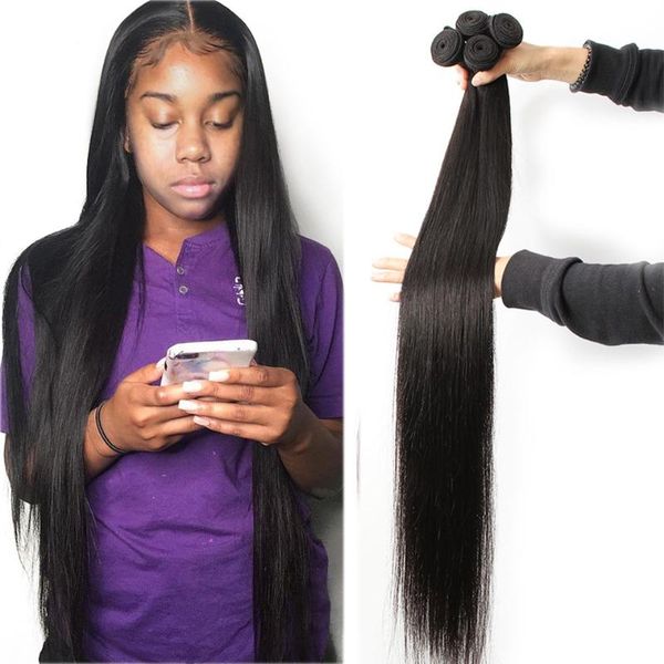 human hair bulks fashow 30 32 34 36 38 40 inch peruvian straight bundles 100% natural 1/3/4 remy weave extensions, Black
human hair bulks fashow 30 32 34 36 38 40 inch peruvian straight bundles 100% natural 1/3/4 remy weave extensions, Black
