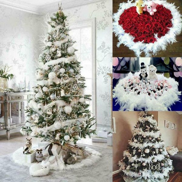 christmas decorations 2m tree white natural feather boa strip xmas ribbon party garland decor wedding supplies
christmas decorations 2m tree white natural feather boa strip xmas ribbon party garland decor wedding supplies