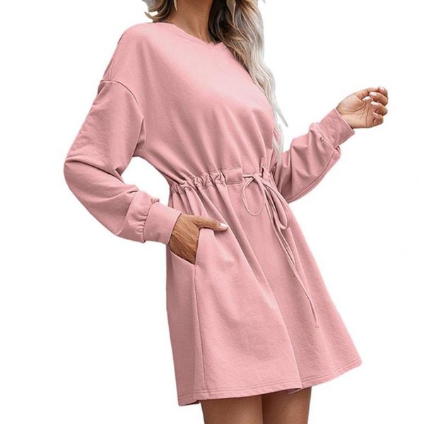 casual dresses ele-choices women summer breathable charming drawstring belt dress comfy pockets for daily&work, Black;gray
casual dresses ele-choices women summer breathable charming drawstring belt dress comfy pockets for daily&work, Black;gray