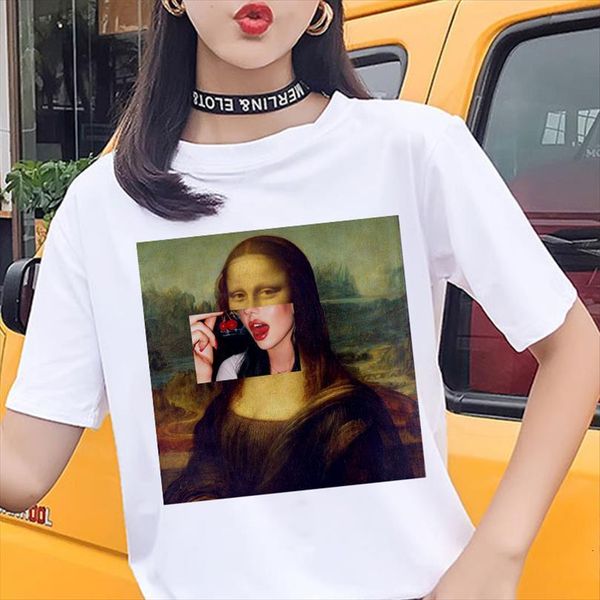 harajuku funny mona lisa men t shirts and women printed summer womens fashion streetwear casual short sleeved female, White;black
harajuku funny mona lisa men t shirts and women printed summer womens fashion streetwear casual short sleeved female, White;black