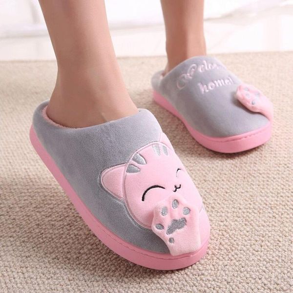 slippers winter animal women home female cute non-slip comfort floor shoes cotton ladies indoor plush slipper, Black
slippers winter animal women home female cute non-slip comfort floor shoes cotton ladies indoor plush slipper, Black