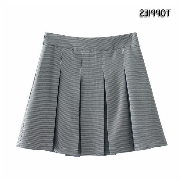 skirts vintage ies 2021 plaid pleated women mini formal houndstooth office ladies clothes, Black
skirts vintage ies 2021 plaid pleated women mini formal houndstooth office ladies clothes, Black