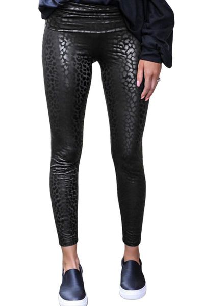 women's leggings leather pants women high waist black shiny leopard textured femme costura printed impressos tights legins mujer
women's leggings leather pants women high waist black shiny leopard textured femme costura printed impressos tights legins mujer