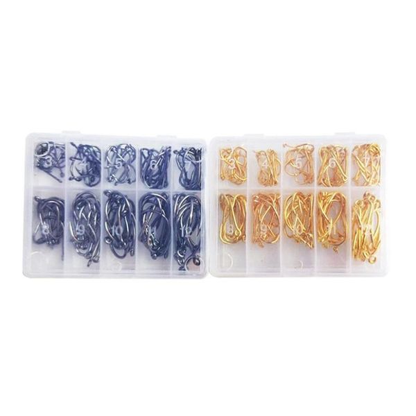 00pcs / set 3-12# fish jig hooks with hole fishing tackle box 10 models carbon steel barbed hook
00pcs / set 3-12# fish jig hooks with hole fishing tackle box 10 models carbon steel barbed hook