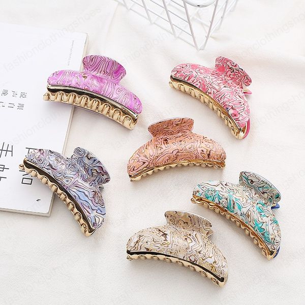 fashion large 8.5cm beautiful striped acrylic hairpin barrettes for women girl accessories headwear, Slivery;white
fashion large 8.5cm beautiful striped acrylic hairpin barrettes for women girl accessories headwear, Slivery;white