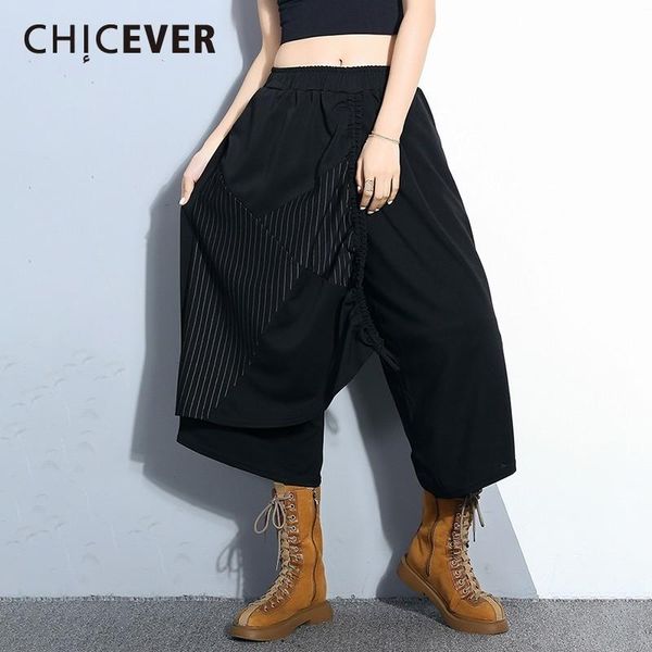women's pants & capris chicever loose women pant 2021 spring striped patchwork elastic waist slim calf-length female wide leg fashion k, Black;white
women's pants & capris chicever loose women pant 2021 spring striped patchwork elastic waist slim calf-length female wide leg fashion k, Black;white