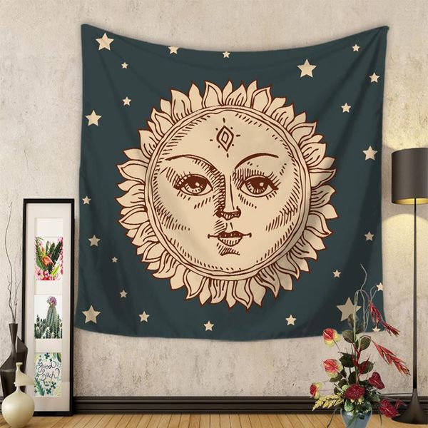 tapestries golden sun blanket wall hanging moon hippy mandala tapestry bohemian mat large tapisserie mural decor room decoration
tapestries golden sun blanket wall hanging moon hippy mandala tapestry bohemian mat large tapisserie mural decor room decoration