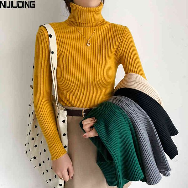 pullovers knitted sweaters women's casual slim solid turtleneck sweet female soft jumper long sleeve outwear 210514, White;black
pullovers knitted sweaters women's casual slim solid turtleneck sweet female soft jumper long sleeve outwear 210514, White;black